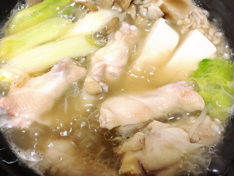 博多水炊きスープでお鍋